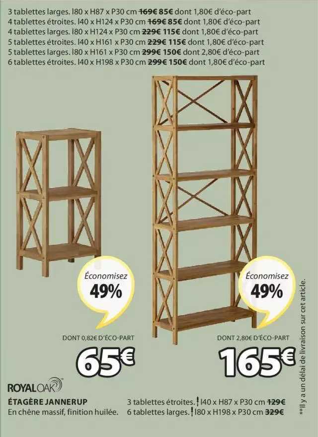 étagère jannerup royaloak