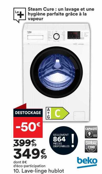 lave-linge hublot beko
