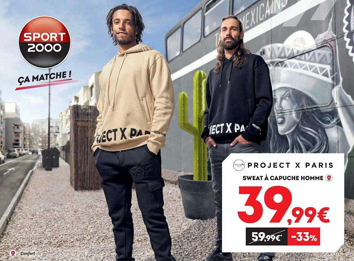 sweat à capuche homme project x paris