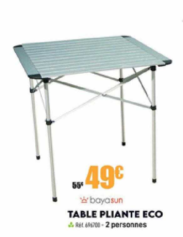 Table Pliante Eco Bayasun