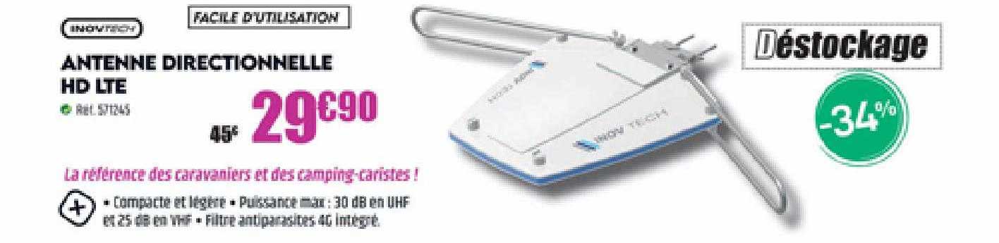 antenne directionnelle hd lte inovtech