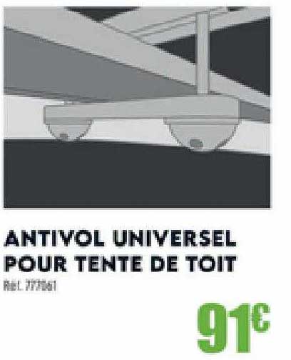 Antivol Universel Pour Tente De Toit