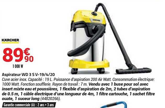 Aspirateur Wd 3 S V-19-4-20 Kärcher