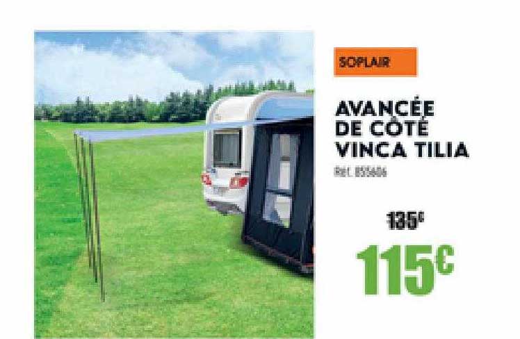 avancée de côté vinca tilia soplair