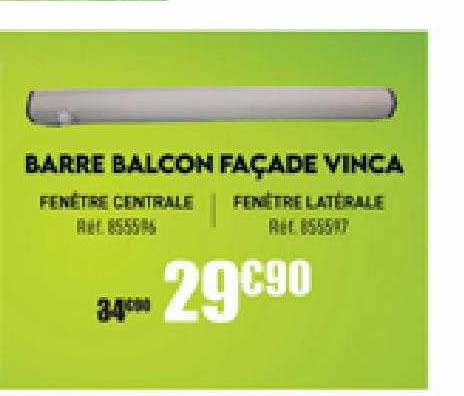 barre balcon façade vinca