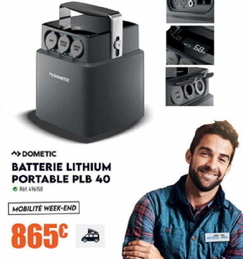 batterie lithium portable plb 40 dometic