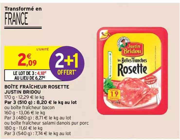 Boîte Fraîcheur Rosette Justin Bridou