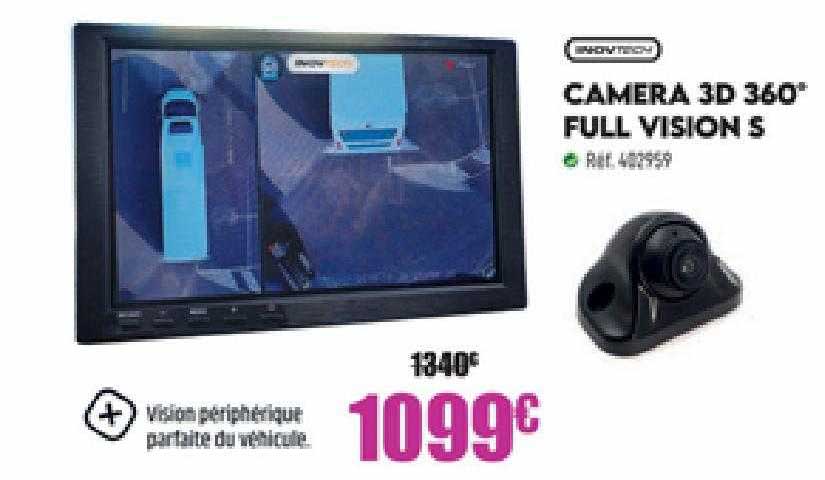 caméra 3d 360° full vision s inovtech