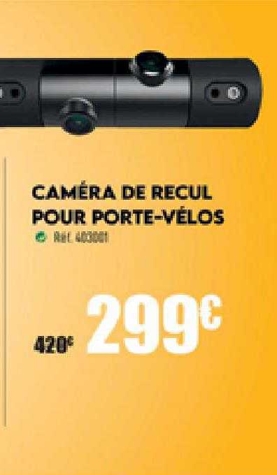 caméra de recul pour porte-vélos