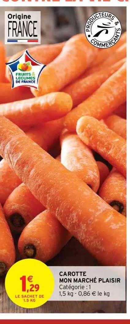carotte mon marché plaisir