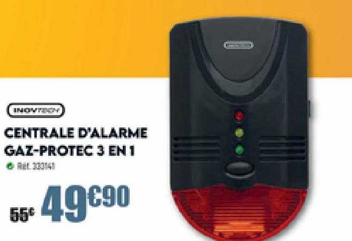 centrale d'alarme gaz-protec 3 en 1 inovtech