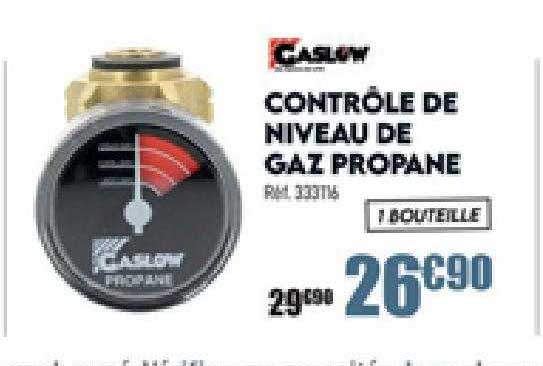 contrôle de niveau de gaz propane caslow