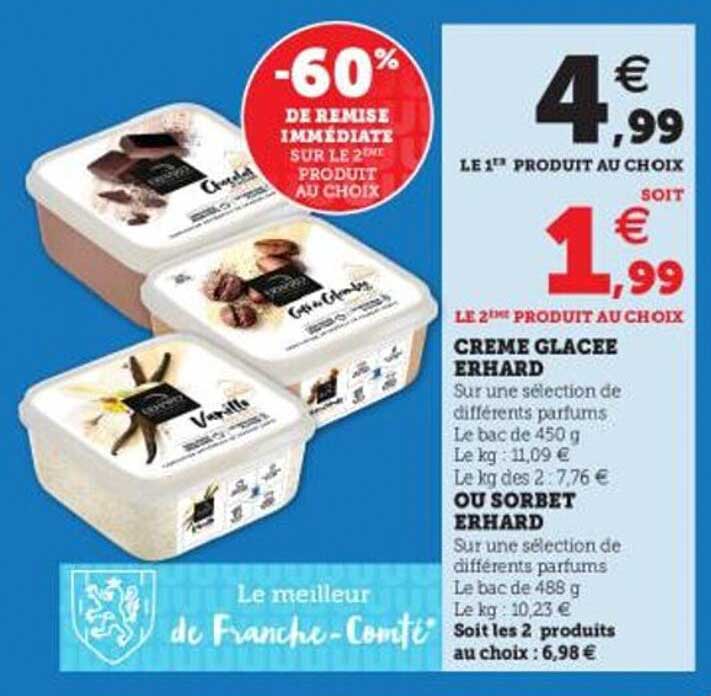 Crème Glacée Erhard Ou Sorbet Erhard