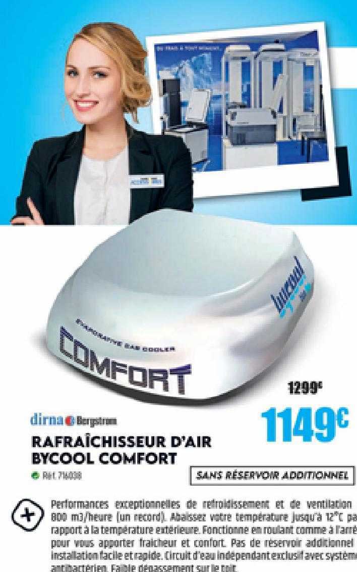 dirna rafraîchisseur d'air bycool comfort