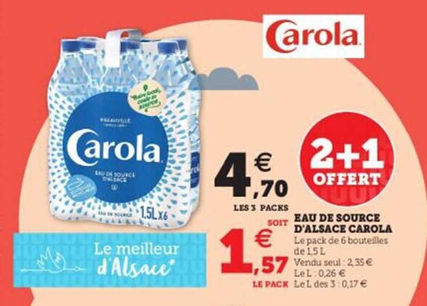 Eau De Source D'alsace Carola