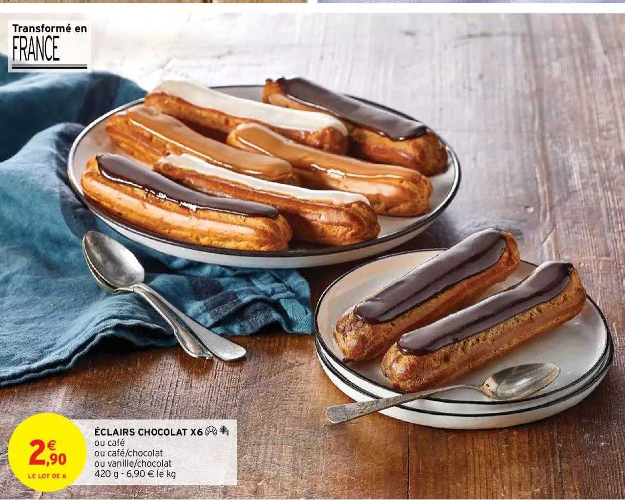 éclairs Chocolat X6