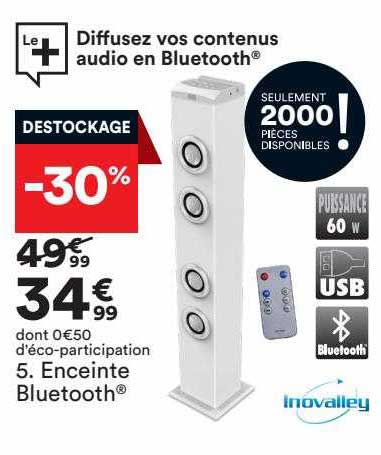 Enceinte Bluetooth Inovalley