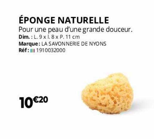 éponge naturelle  la savonnerie de nyons