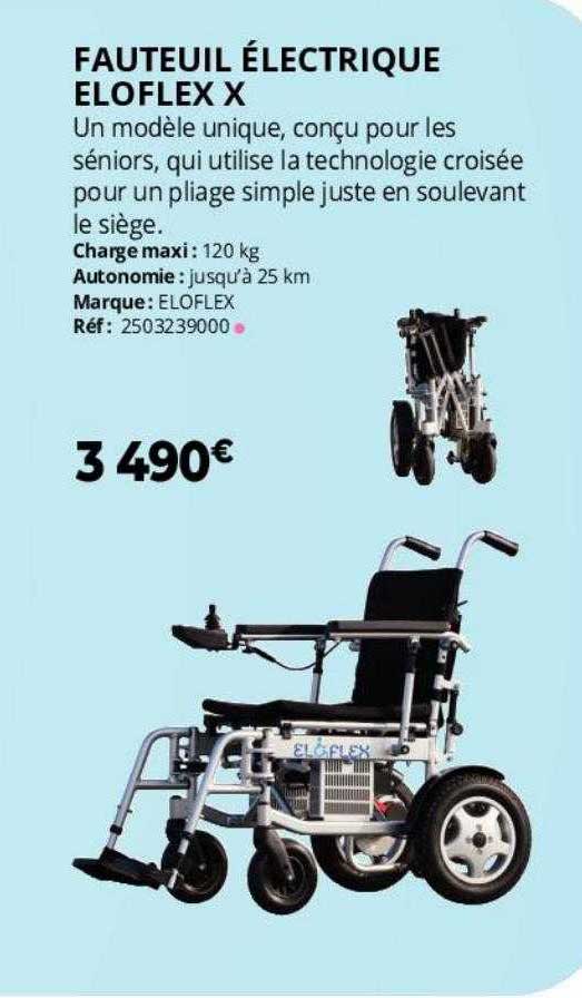 fauteil électrique eloflex X