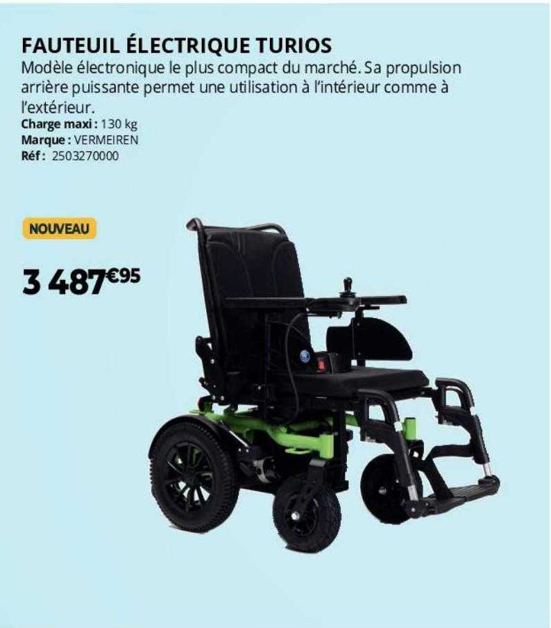 fauteil électrique turios