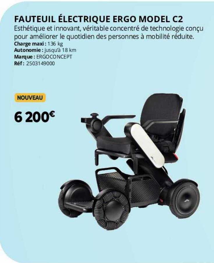 fauteuil électrique ergo model c2