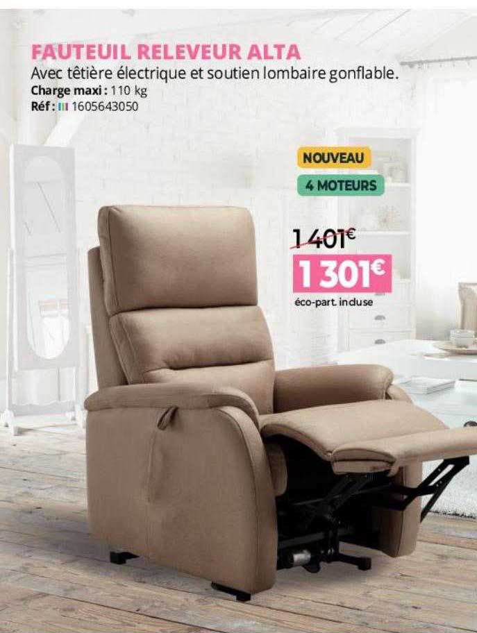 fauteuil releveur alta