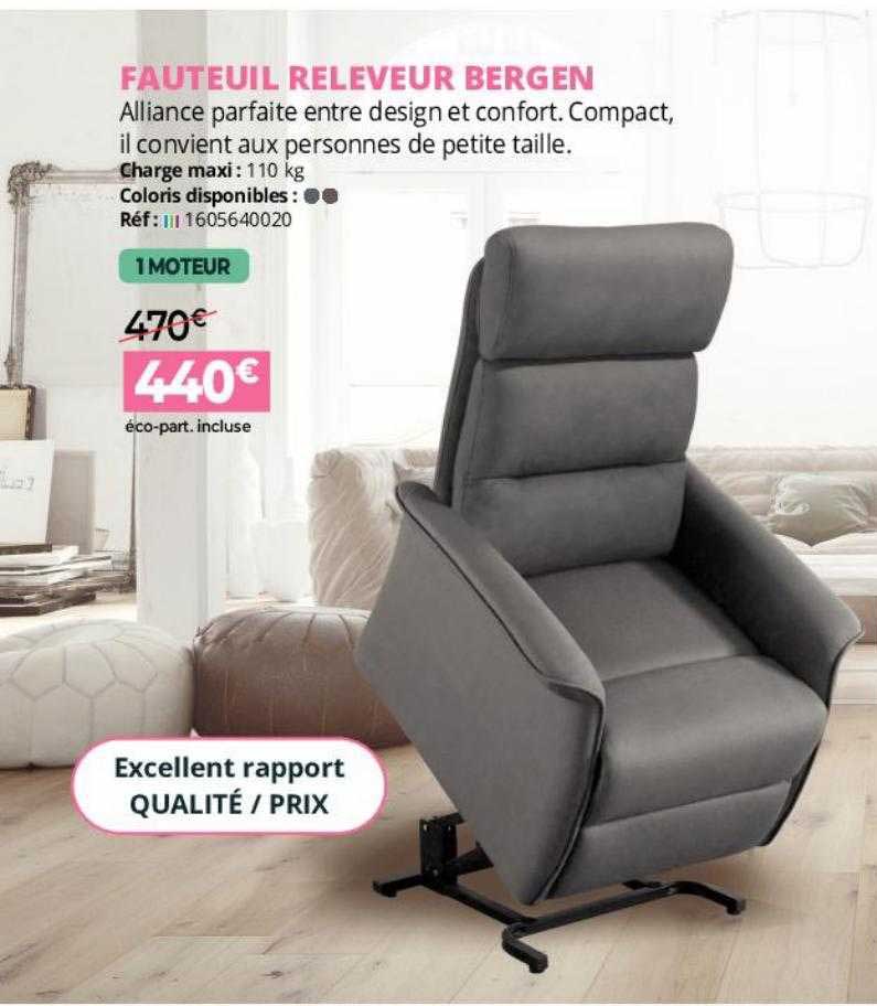 fauteuil releveur bergen