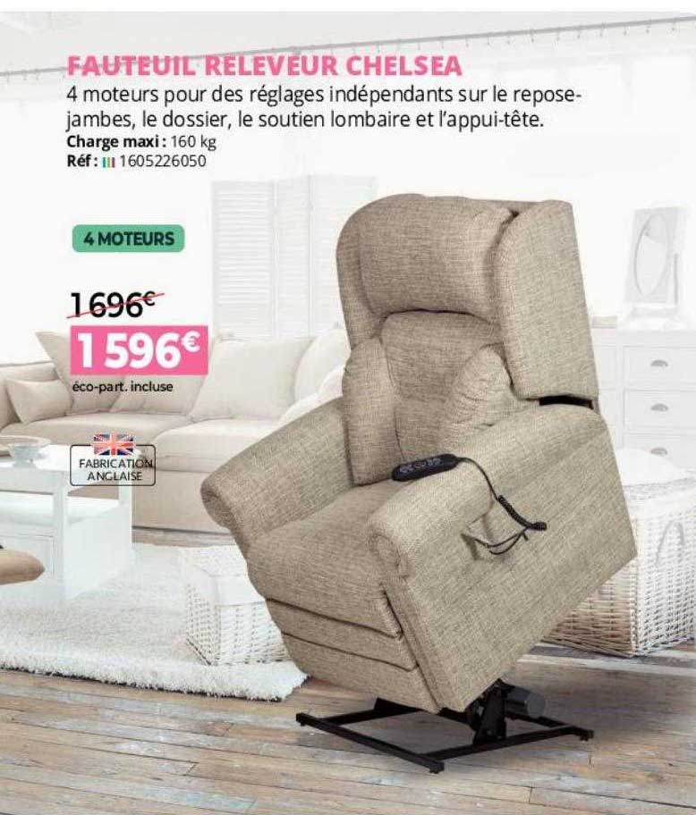 fauteuil releveur chelsea