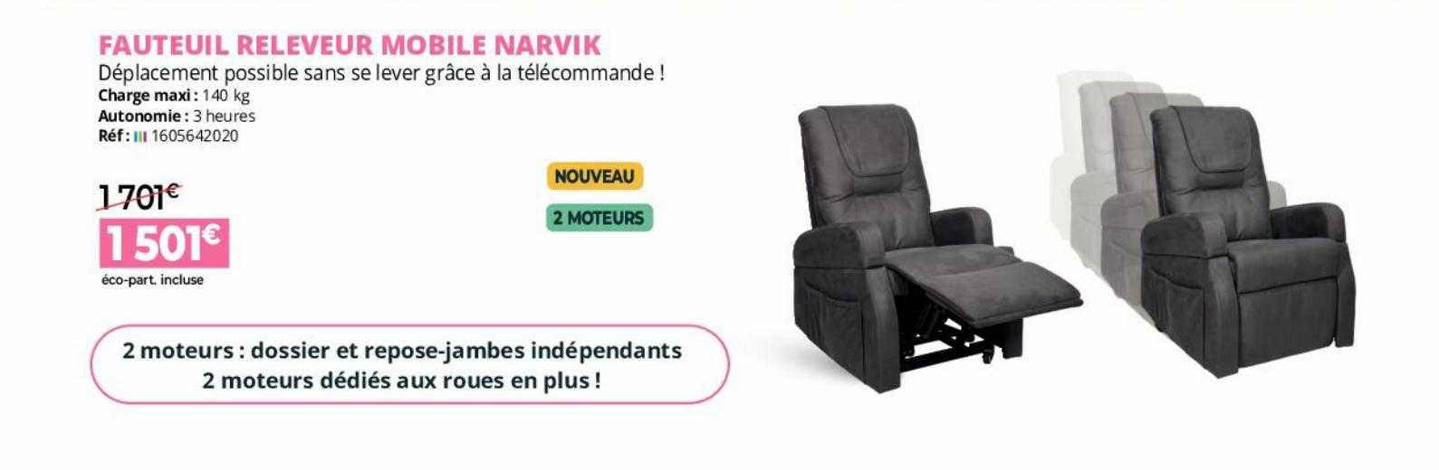 fauteuil releveur mobile narvik
