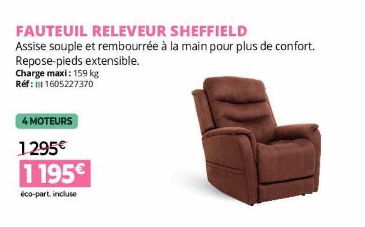 fauteuil releveur sheffield