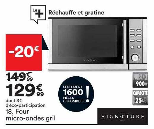 four micro-ondes gril signature