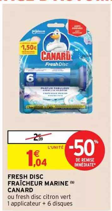 fresh disc fraîcheur marine canard