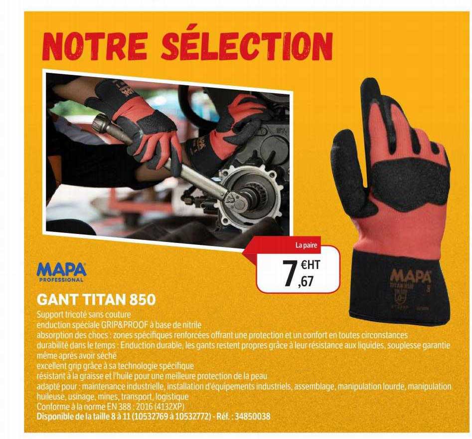 Gant Titan 850 Mapa Professional