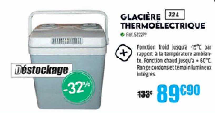 glacière thermoélectrique