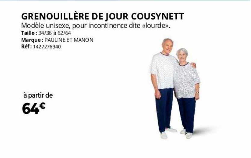 grenouillère de jour cousynett