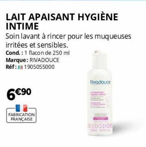 Lait Apaisant Hygiène Intime