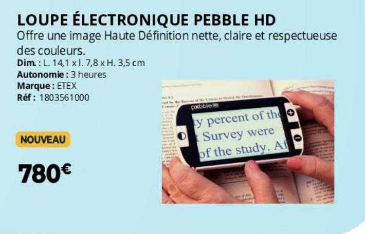 loupe électronique pebble hd
