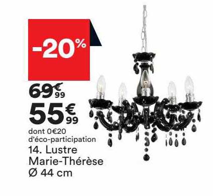 lustre marie-thérèse ø 44 cm