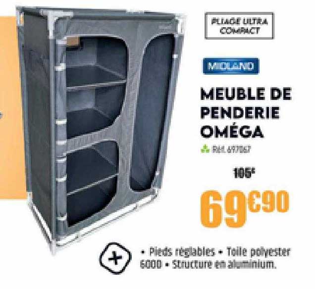 meuble de penderie oméga mioland