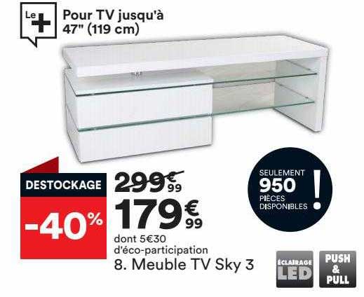 Meuble Tv Sky 3 Push & Pull