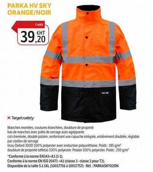 parka hv sky orange-noir