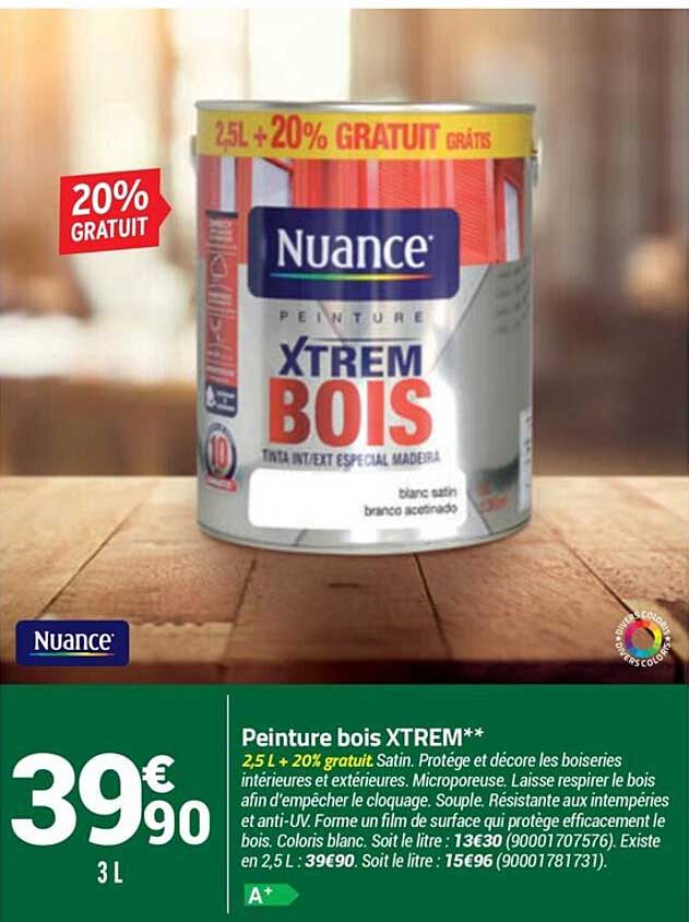 Peinture Bois Xtrem Nuance