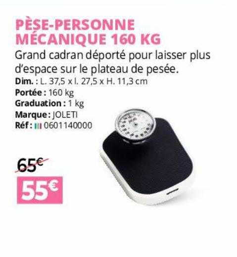 pèse-personne mécanique 160 kg
