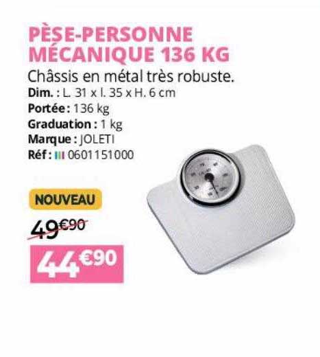 pèse-personne mécaniue 136kg