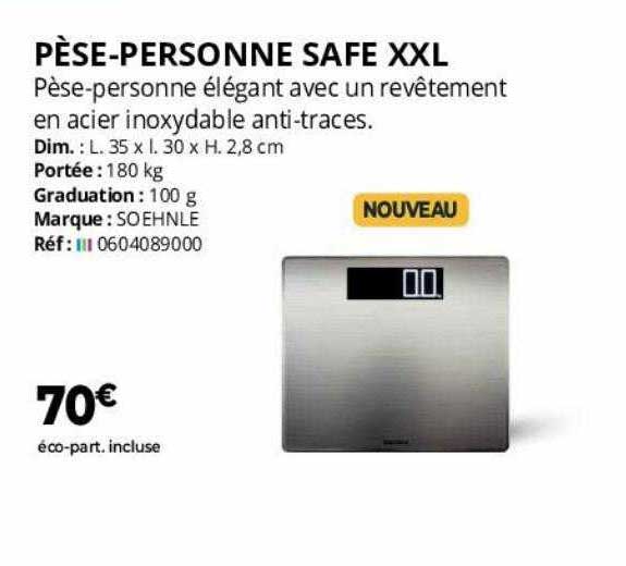pèse-personne safe XXL