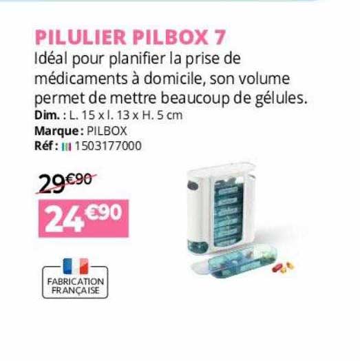 pilulier pilbox 7