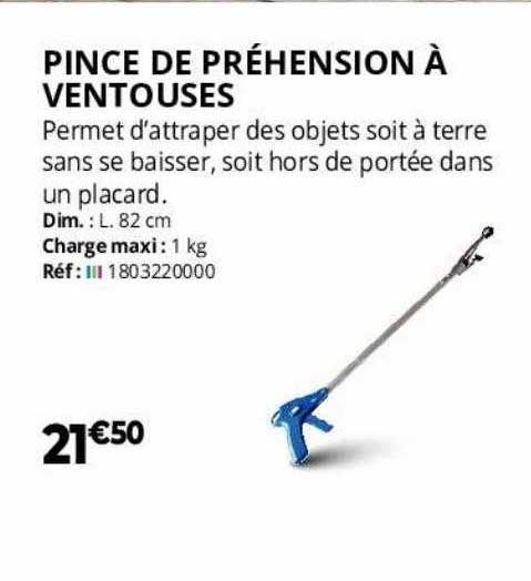 pince de préhension à ventouses