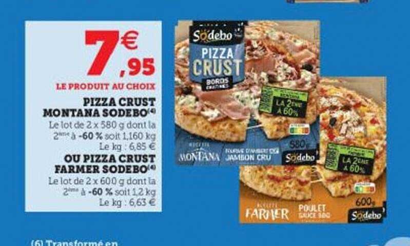 pizza crust montana sodebo ou pizza crust farmer sodebo