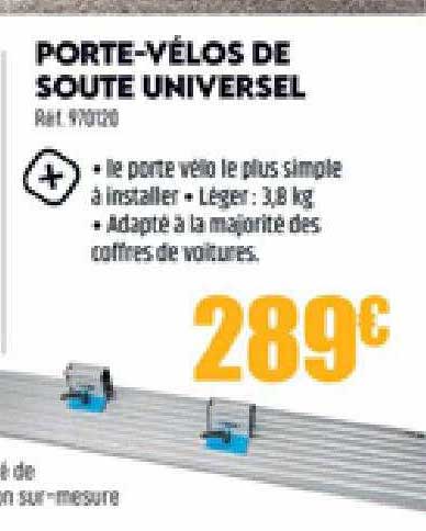 porte-vélos de soute universel