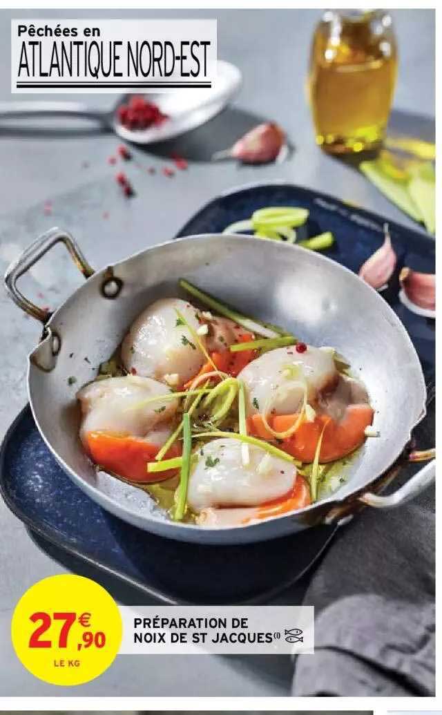 préparation de noix de st jacques